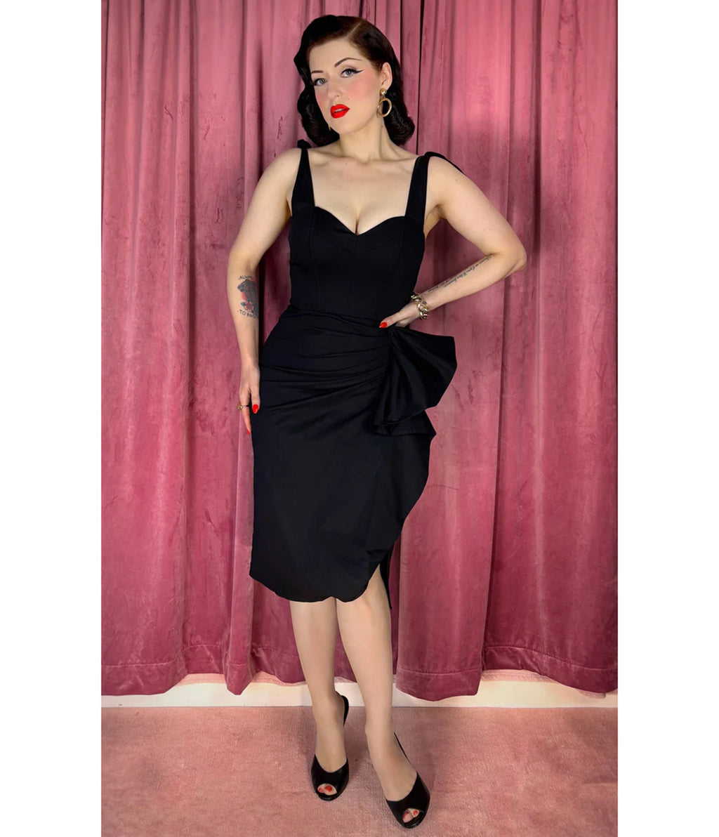 Elle Rebel Black Bora Bora Sarong Dress