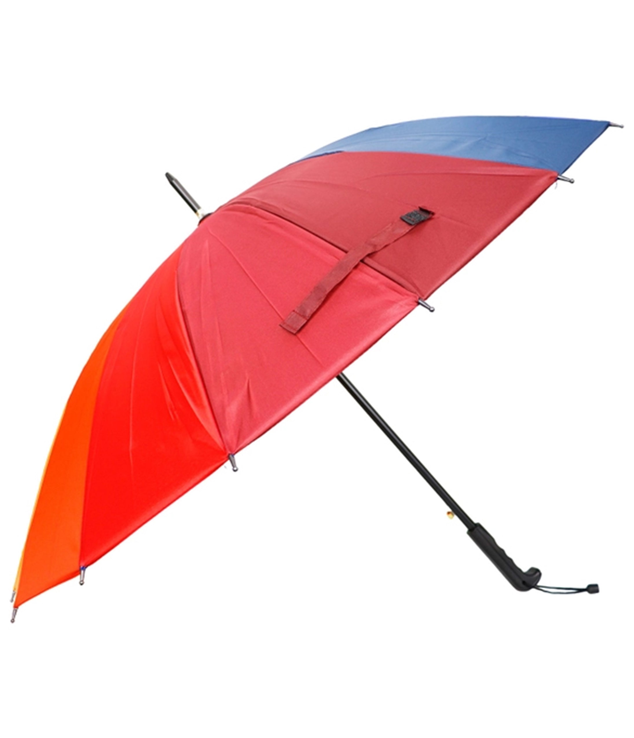 Rainbow Colorblock Stick Umbrella