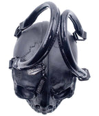 Black Faux Leather Skull Handbag