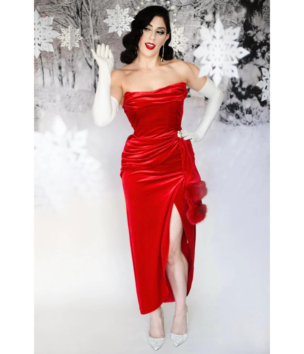 Weasel Wear Red Velvet Phantom Gown