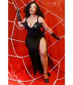 Weasel Wear Black Queen of the Night Maxi Dress