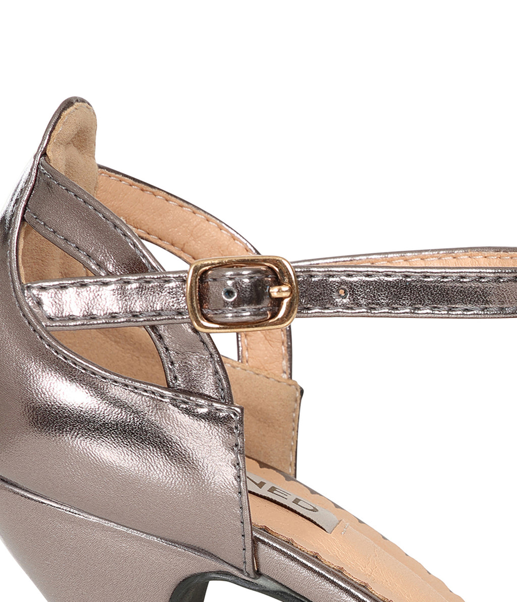 Banned Silver Metallic Dance Me To The Stars Dragonfly Heels