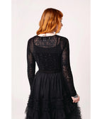 Hell Bunny Black Mesh Mea Culpa Top