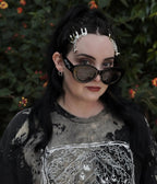 Black Thorn Cat Eye Sunglasses