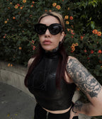 Black Thorn Cat Eye Sunglasses