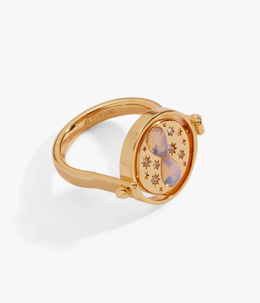 Gold Plated Harry Potter™ Time Turner Flip Ring