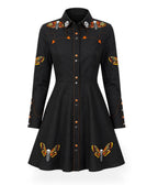 Black Death’s Head Moth Western Dress