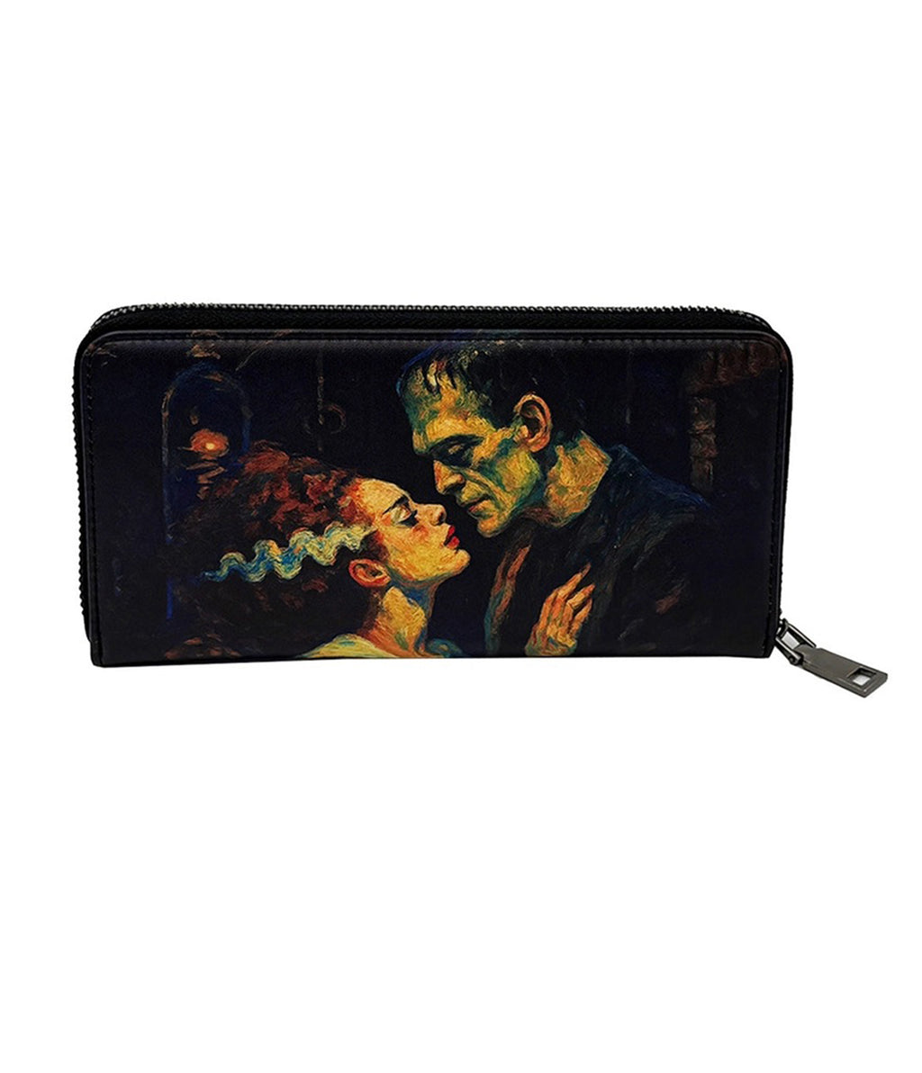Black Frankenstein and Bride Wallet