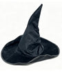 Black Velvet Wide Brim Witch Hat