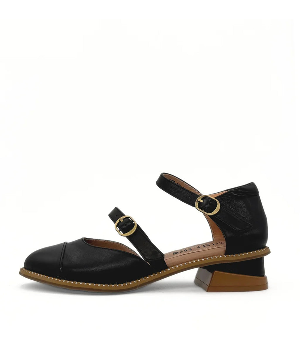 Chelsea Crew Black Guardian Vintage Flats