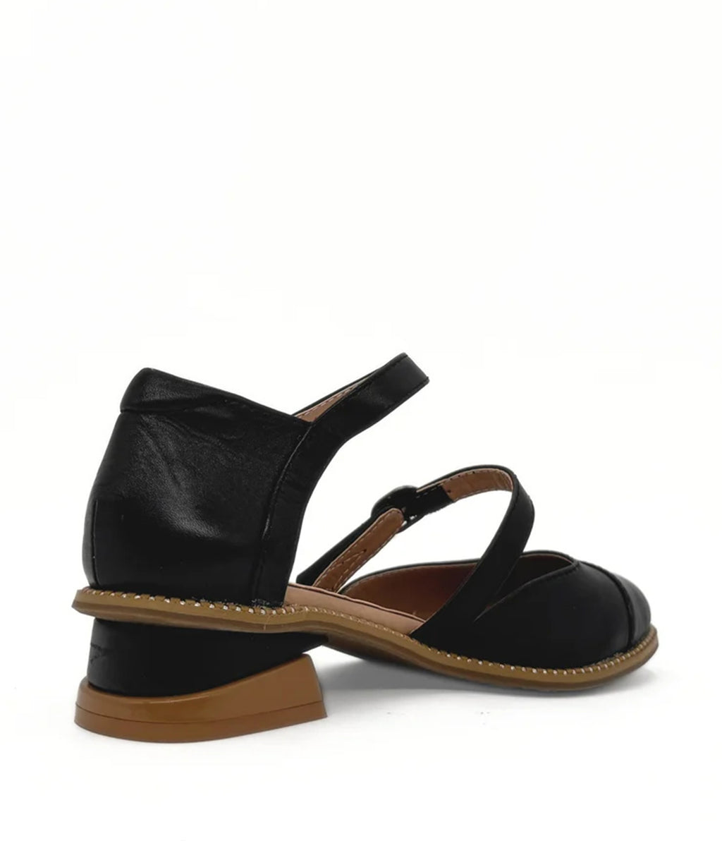 Chelsea Crew Black Guardian Vintage Flats