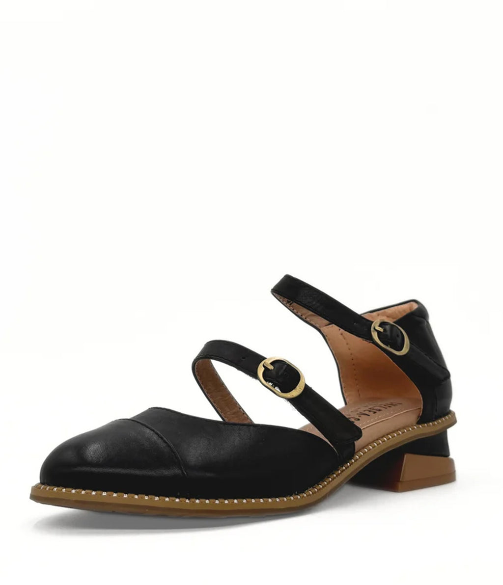 Chelsea Crew Black Guardian Vintage Flats