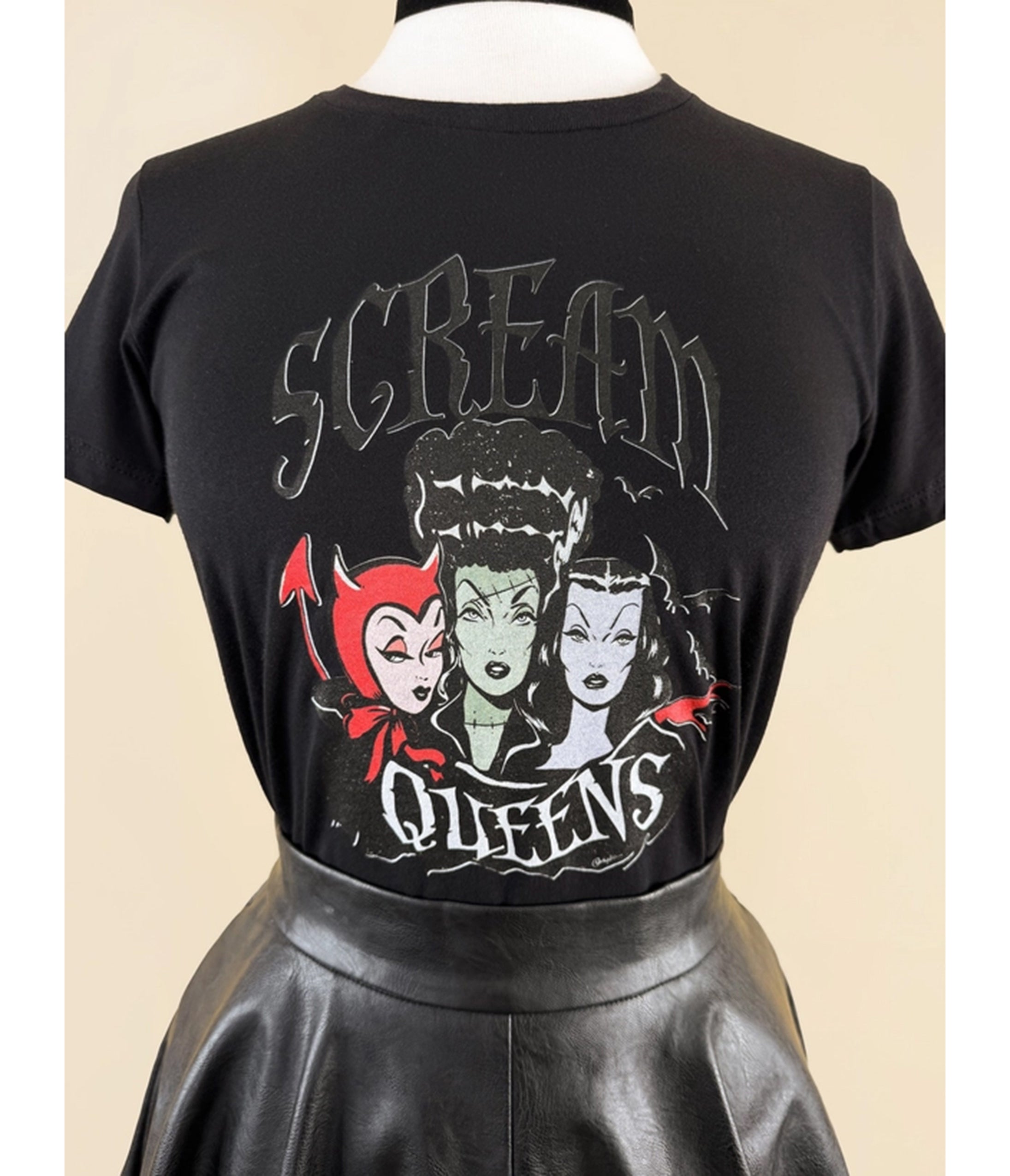 Black Scream Queens Graphic Tee