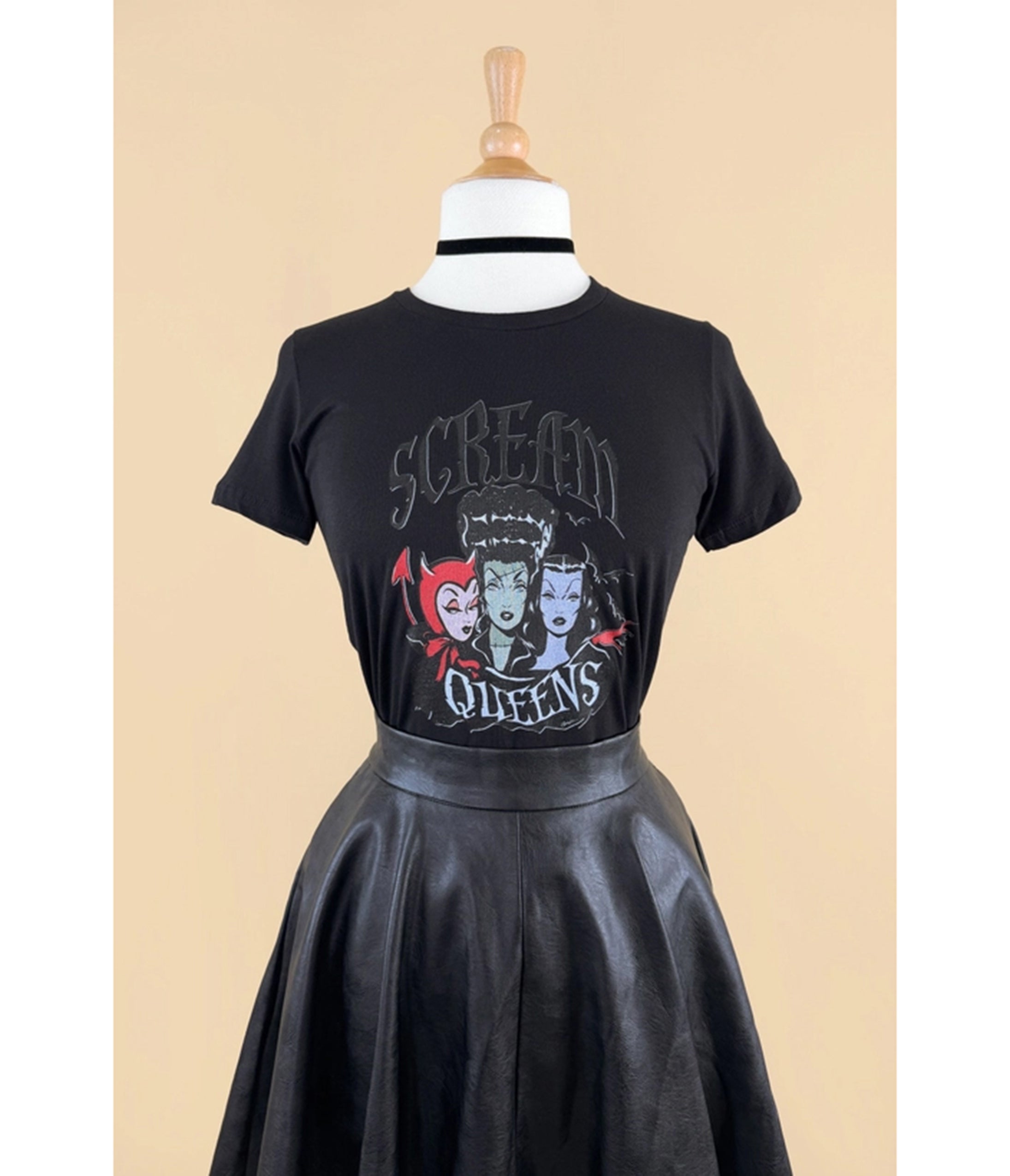 Black Scream Queens Graphic Tee