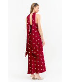 Red Polka Dot Magdalena Maxi Dress