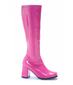 Fuchsia Knee High Gogo Boots