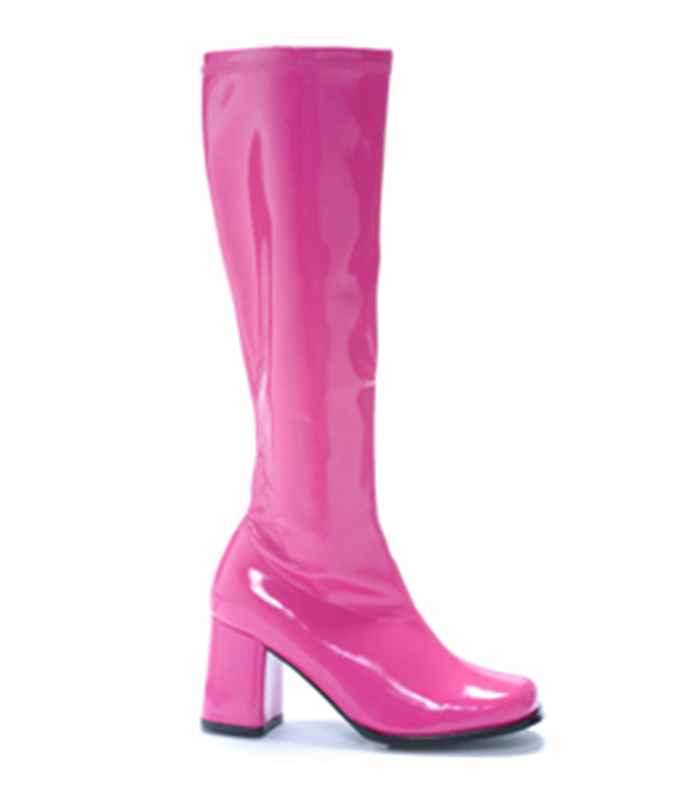 Fuchsia Knee High Gogo Boots