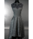 Black Bat Succubus High-Low Dress