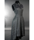 Black Bat Succubus High-Low Dress