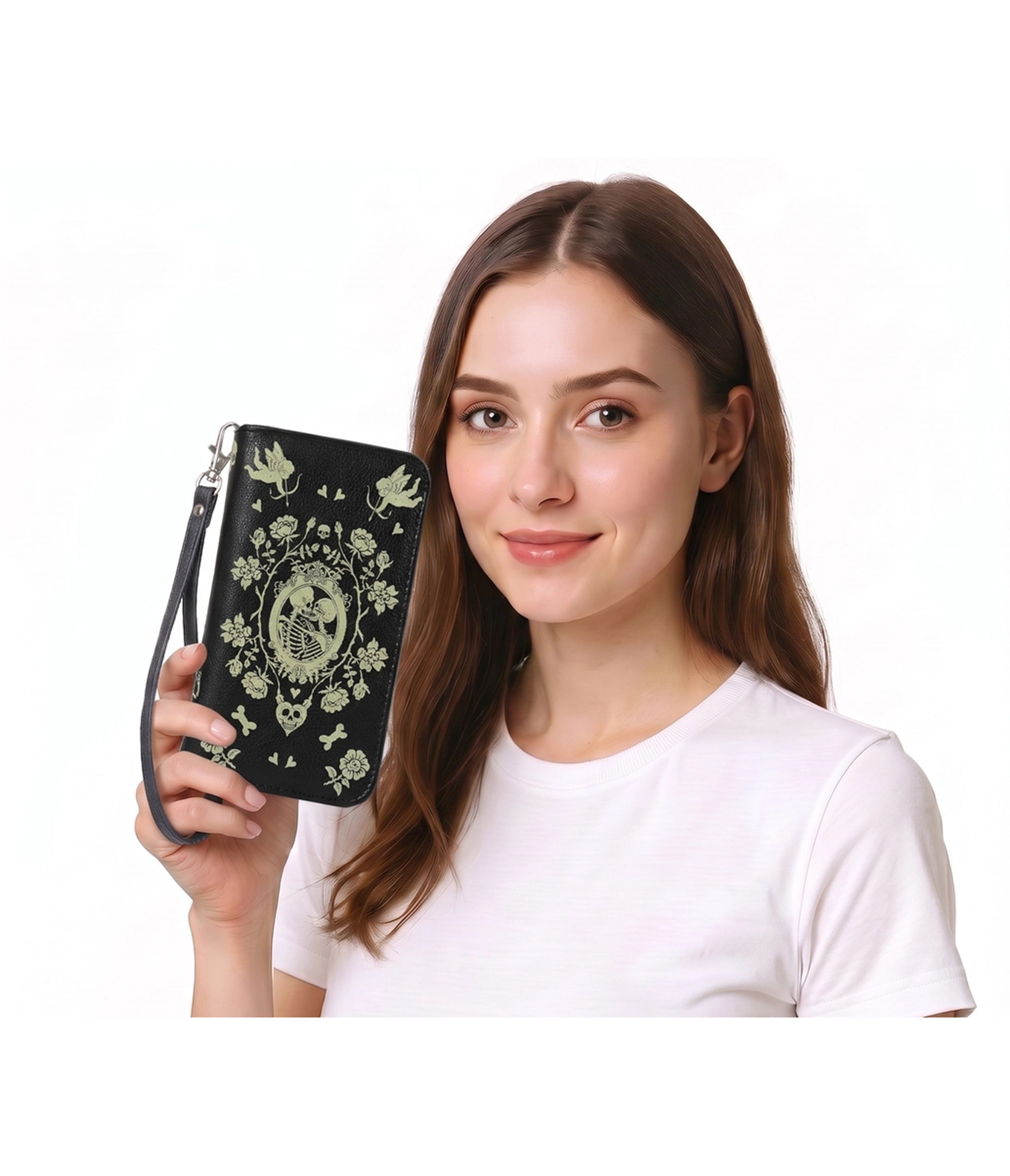 Black Glow In The Dark The Lovers Wallet