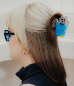 Trash Raccoon Hair Claw Clip