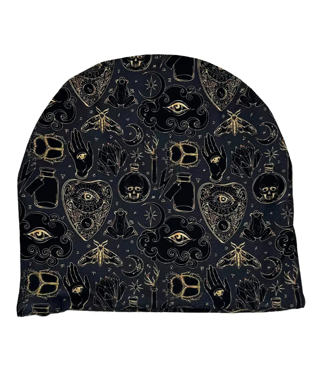 Black Masonic Knit Beanie