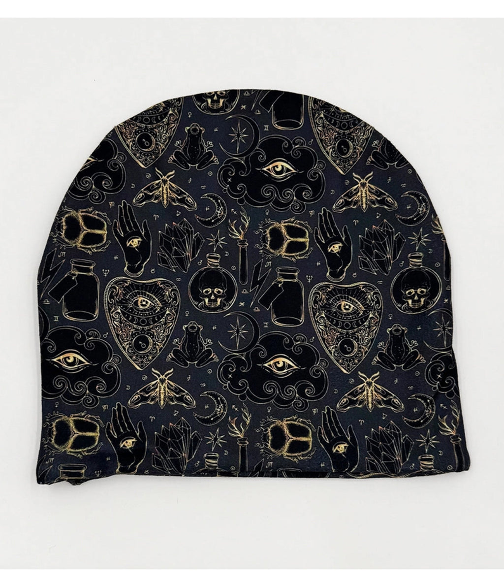 Black Masonic Knit Beanie