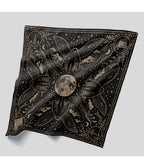 Black Mothman Print Hair Scarf
