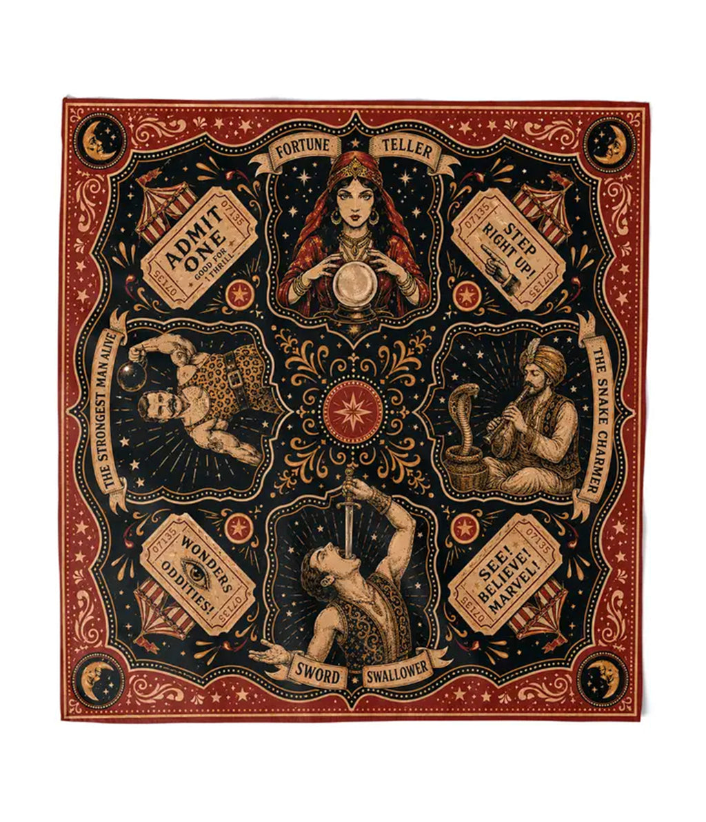 Red Sideshow Reverie Hair Scarf
