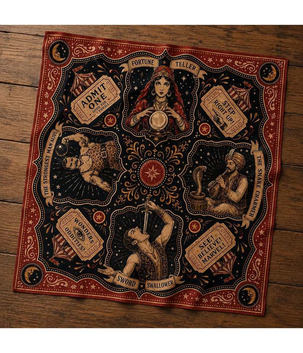 Red Sideshow Reverie Hair Scarf