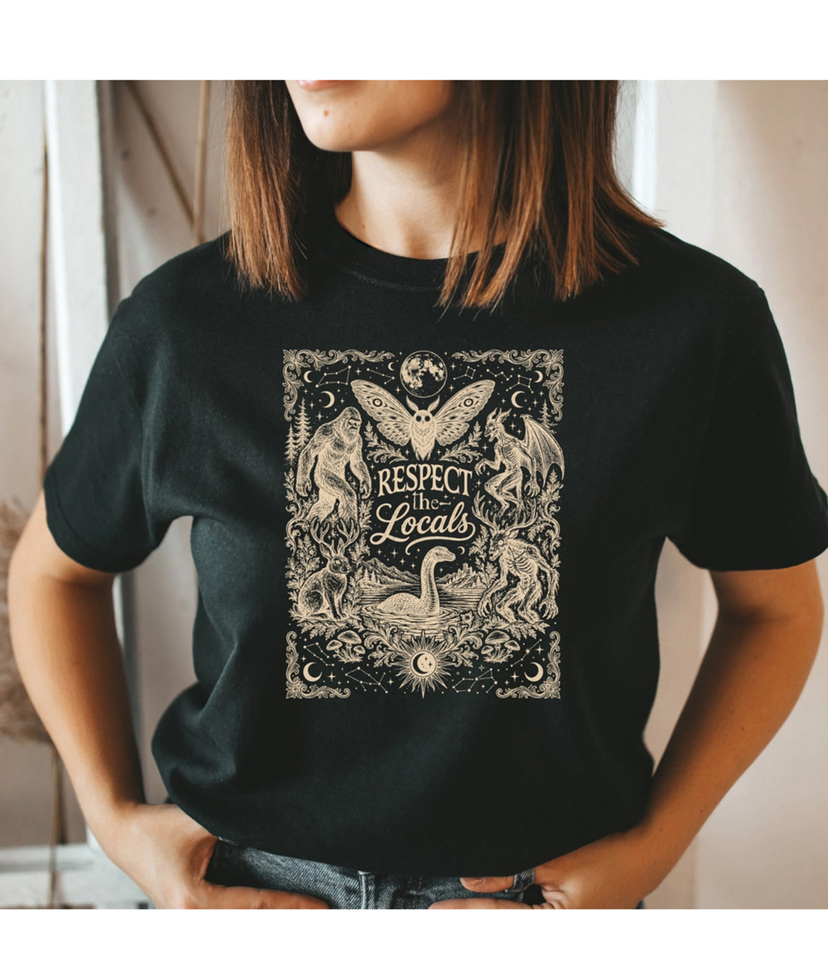 Respect the Locals Cryptids Graphic Tee