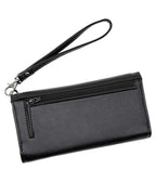 Black R.I.P. Bat Embossed Trifold Wallet