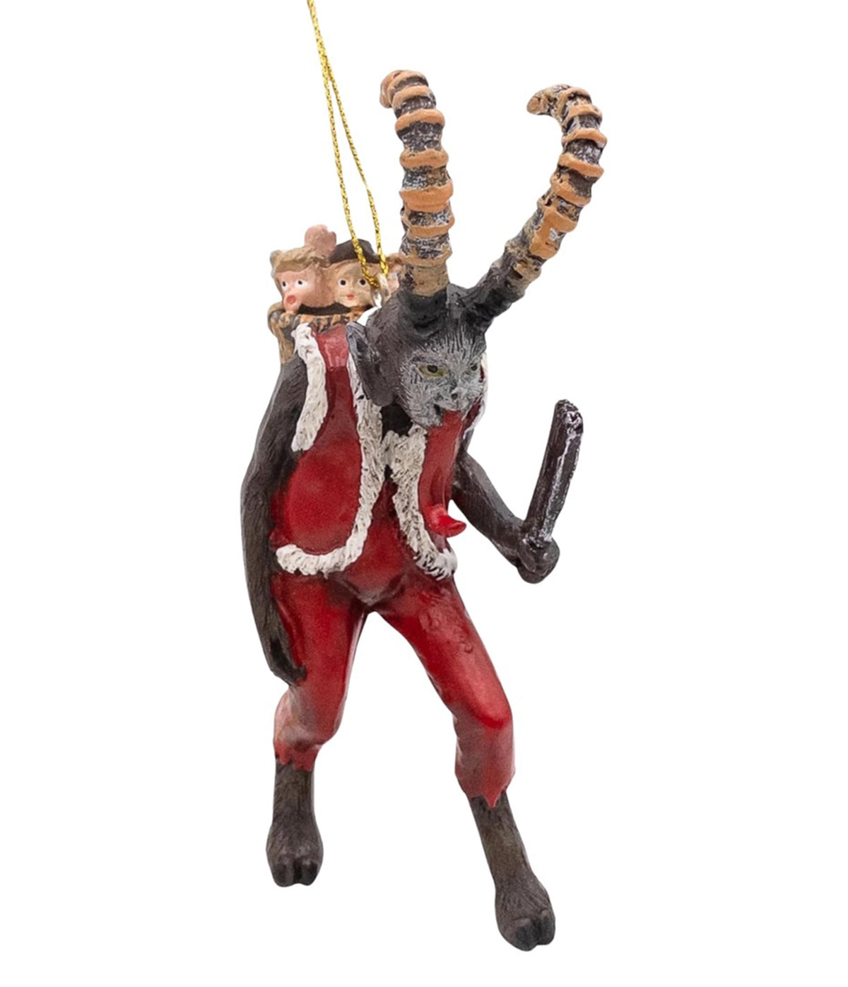 Krampus With Children Ornament