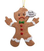 Angry Gingerbread Man Ornament
