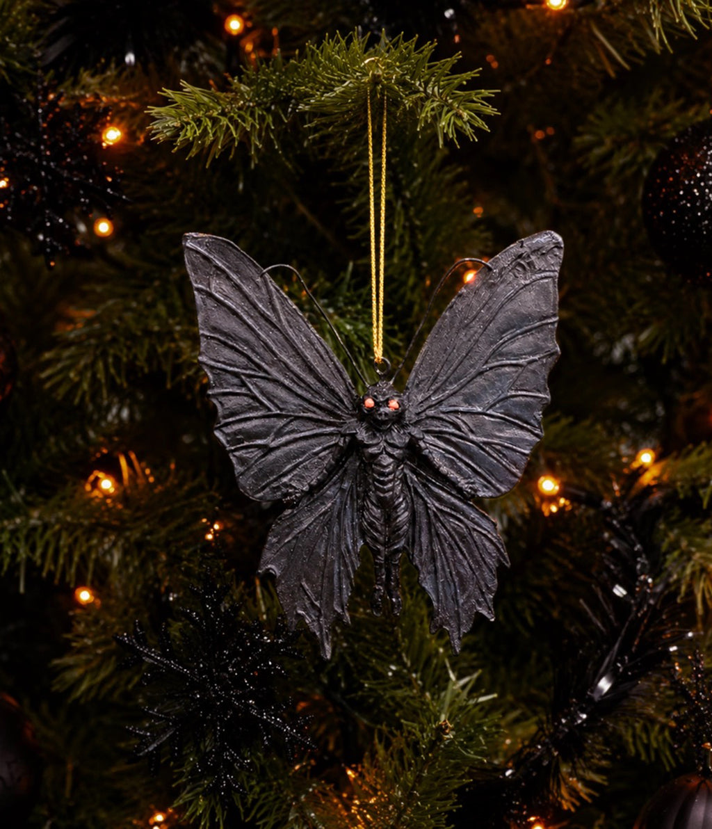Black Mothman Ornament
