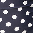 Unique Vintage Navy & White Polka Dot Corinne Halter Sheath Swimsuit - Unique Vintage - Womens, SWIM, 1 PC