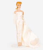 Barbie x Unique Vintage Plus Size Pink Satin Strapless Enchanted Evening Gown