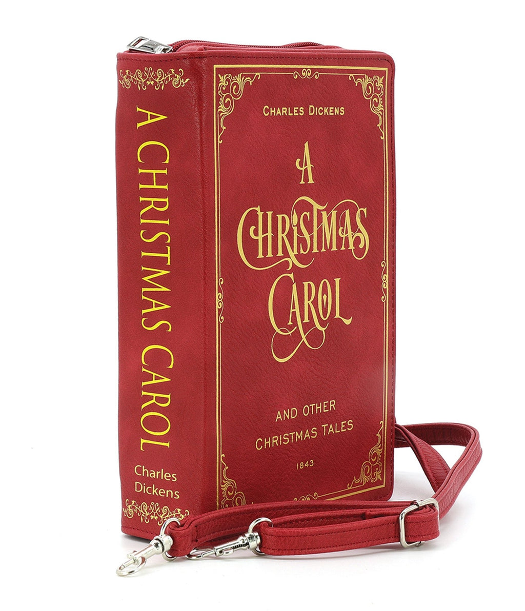 A Christmas Carol Book Clutch Handbag - Unique Vintage - Womens, ACCESSORIES, HANDBAGS