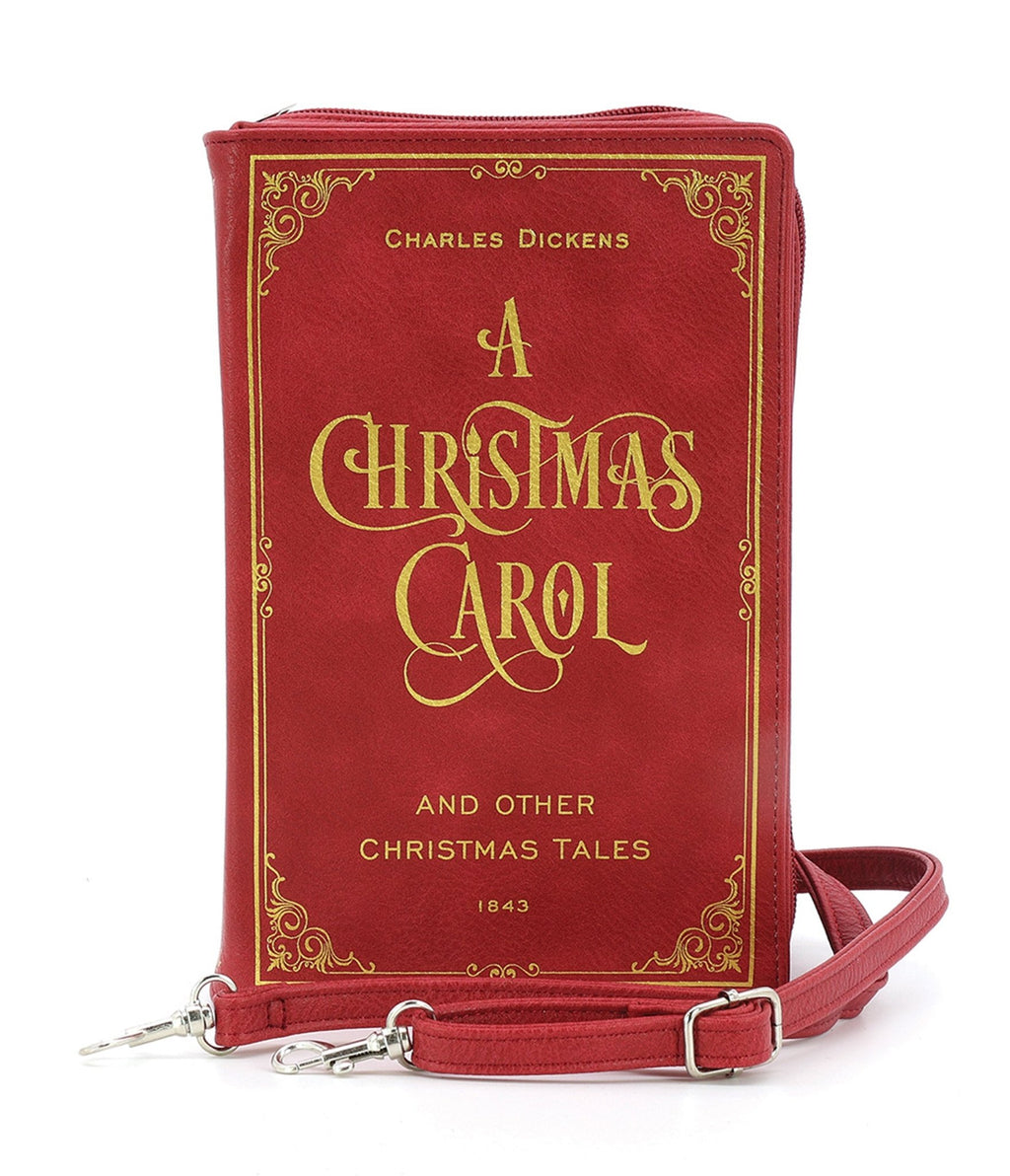 A Christmas Carol Book Clutch Handbag - Unique Vintage - Womens, ACCESSORIES, HANDBAGS