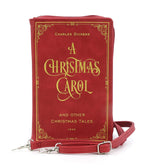 A Christmas Carol Book Clutch Handbag - Unique Vintage - Womens, ACCESSORIES, HANDBAGS