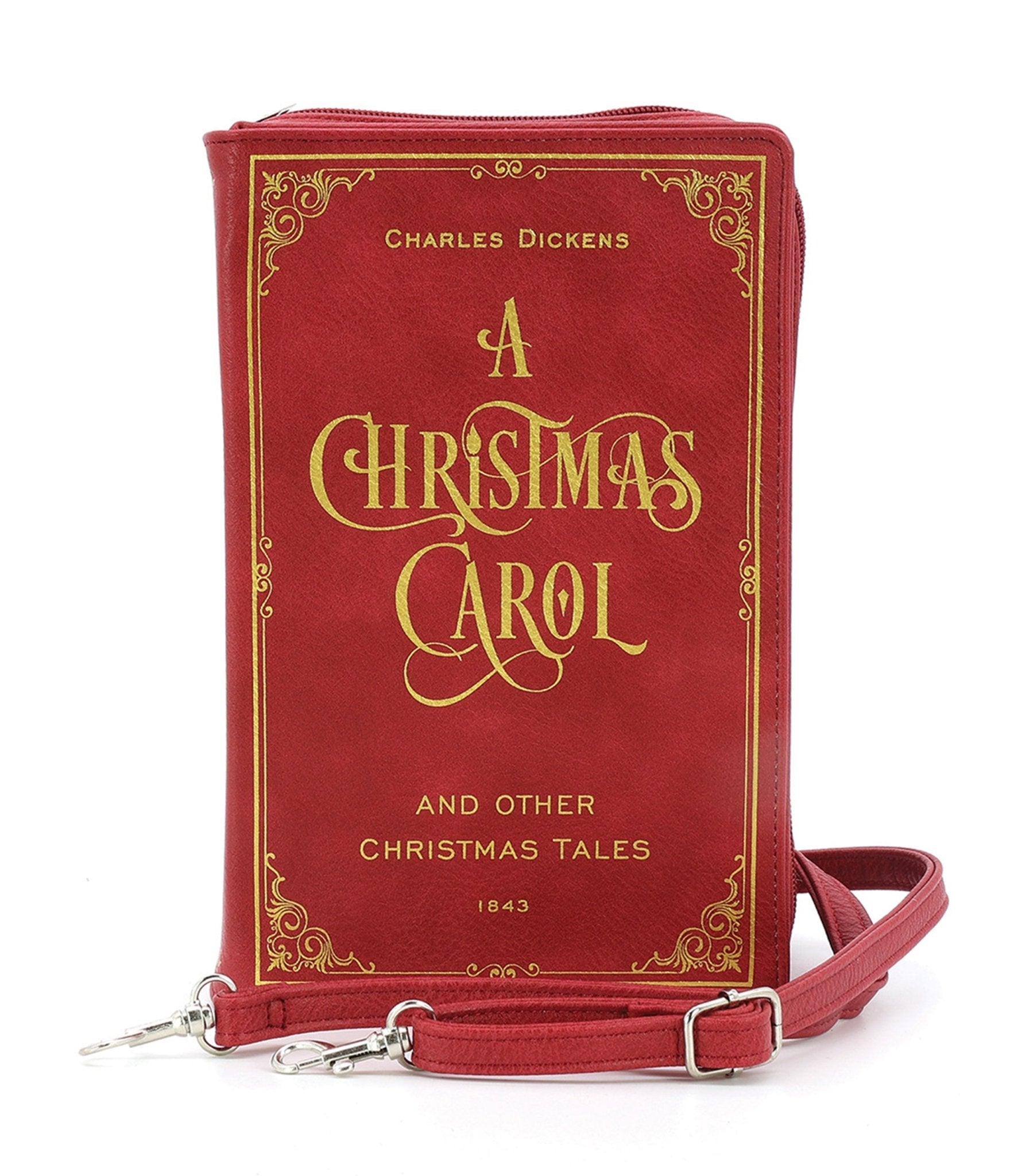 A Christmas Carol Book Clutch Handbag - Unique Vintage - Womens, ACCESSORIES, HANDBAGS