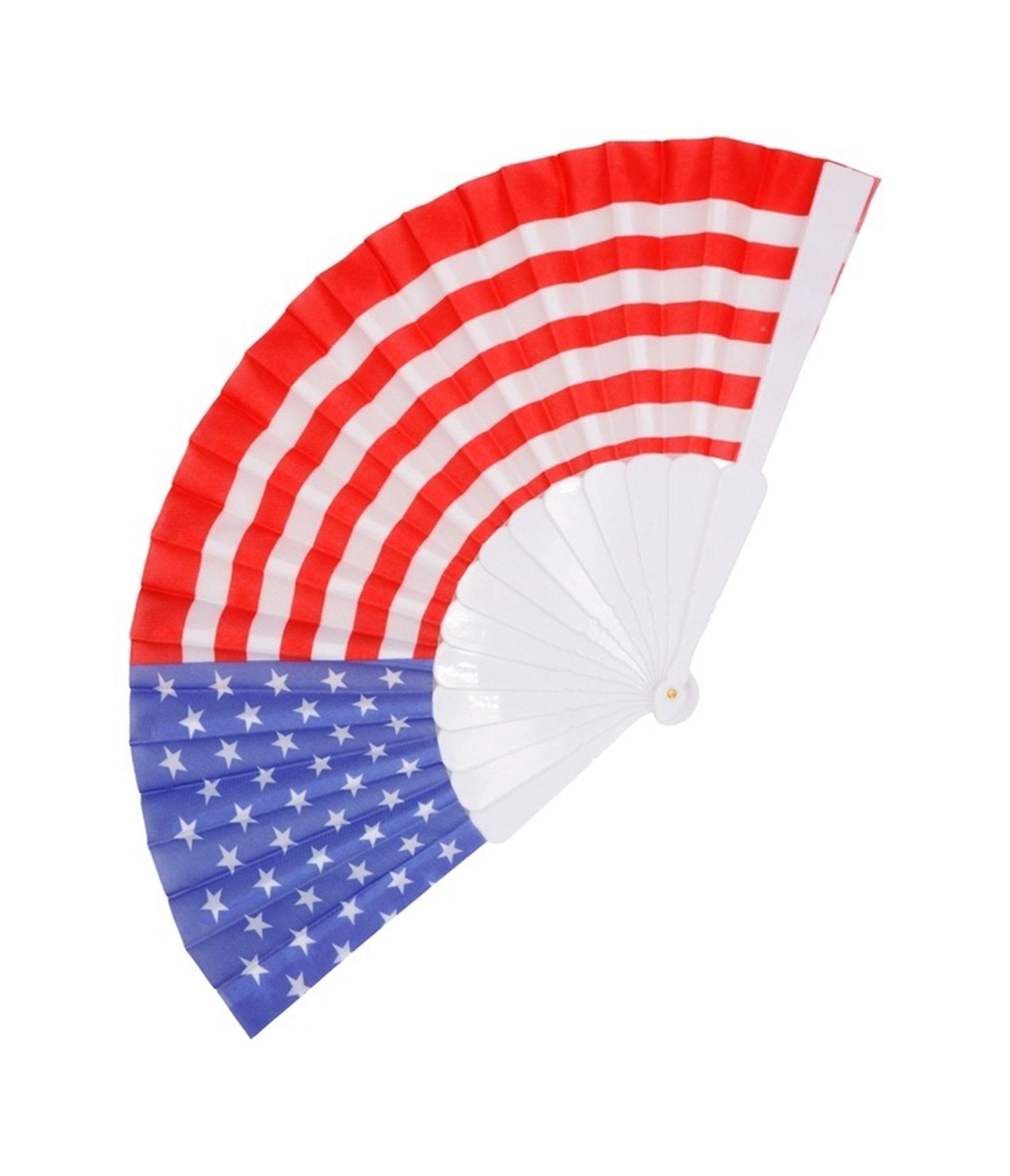 American Flag Hand Fan - Unique Vintage - Womens, ACCESSORIES, GIFTS/HOME