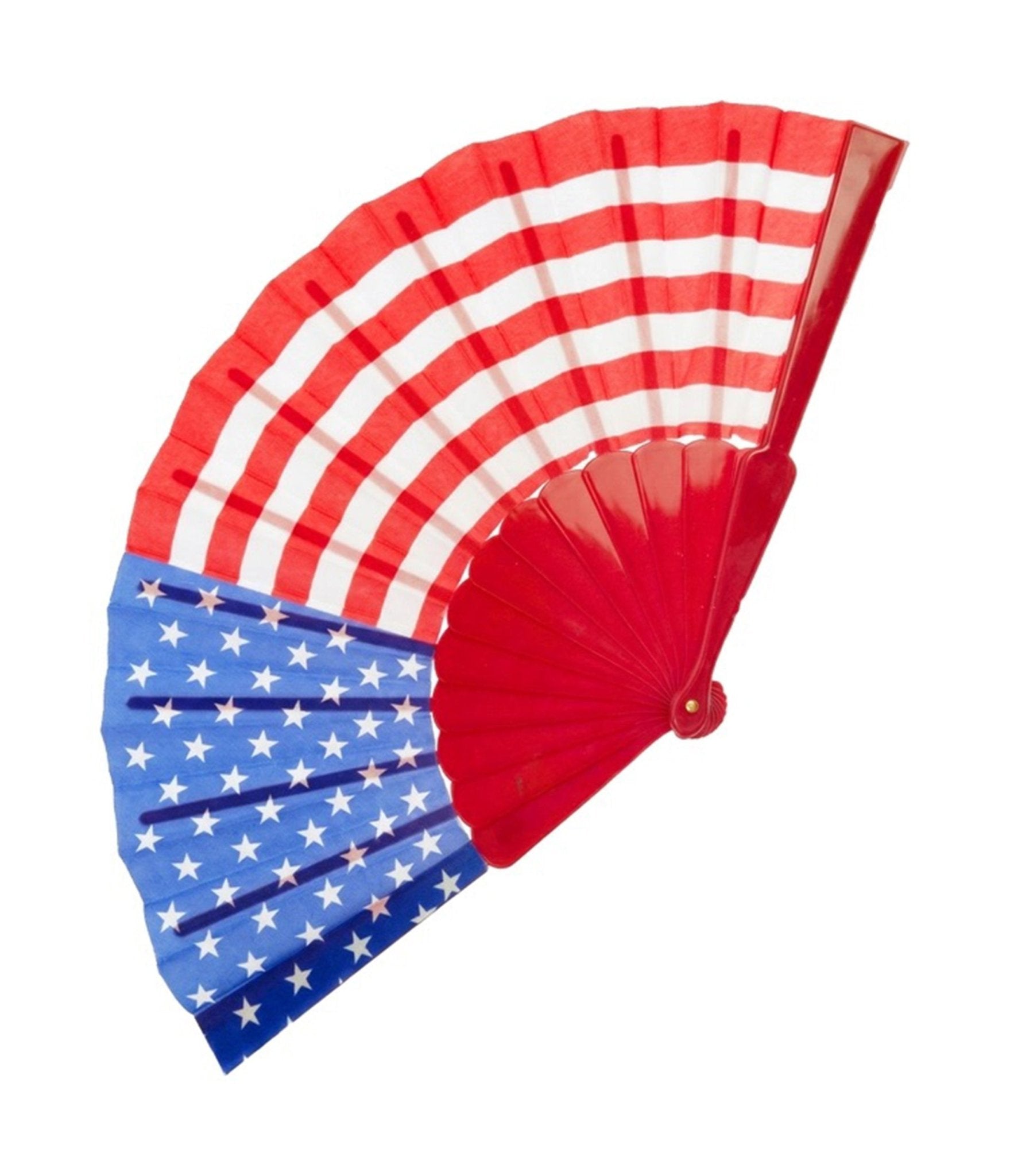 American Flag Hand Fan - Unique Vintage - Womens, ACCESSORIES, GIFTS/HOME