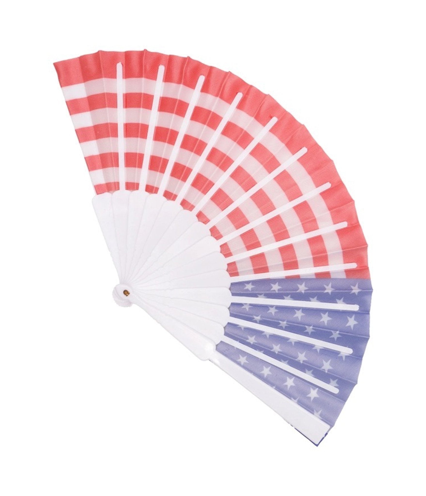 American Flag Hand Fan - Unique Vintage - Womens, ACCESSORIES, GIFTS/HOME