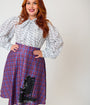 Annabelle x Unique Vintage Plus Size White Miss Me Gwen Blouse