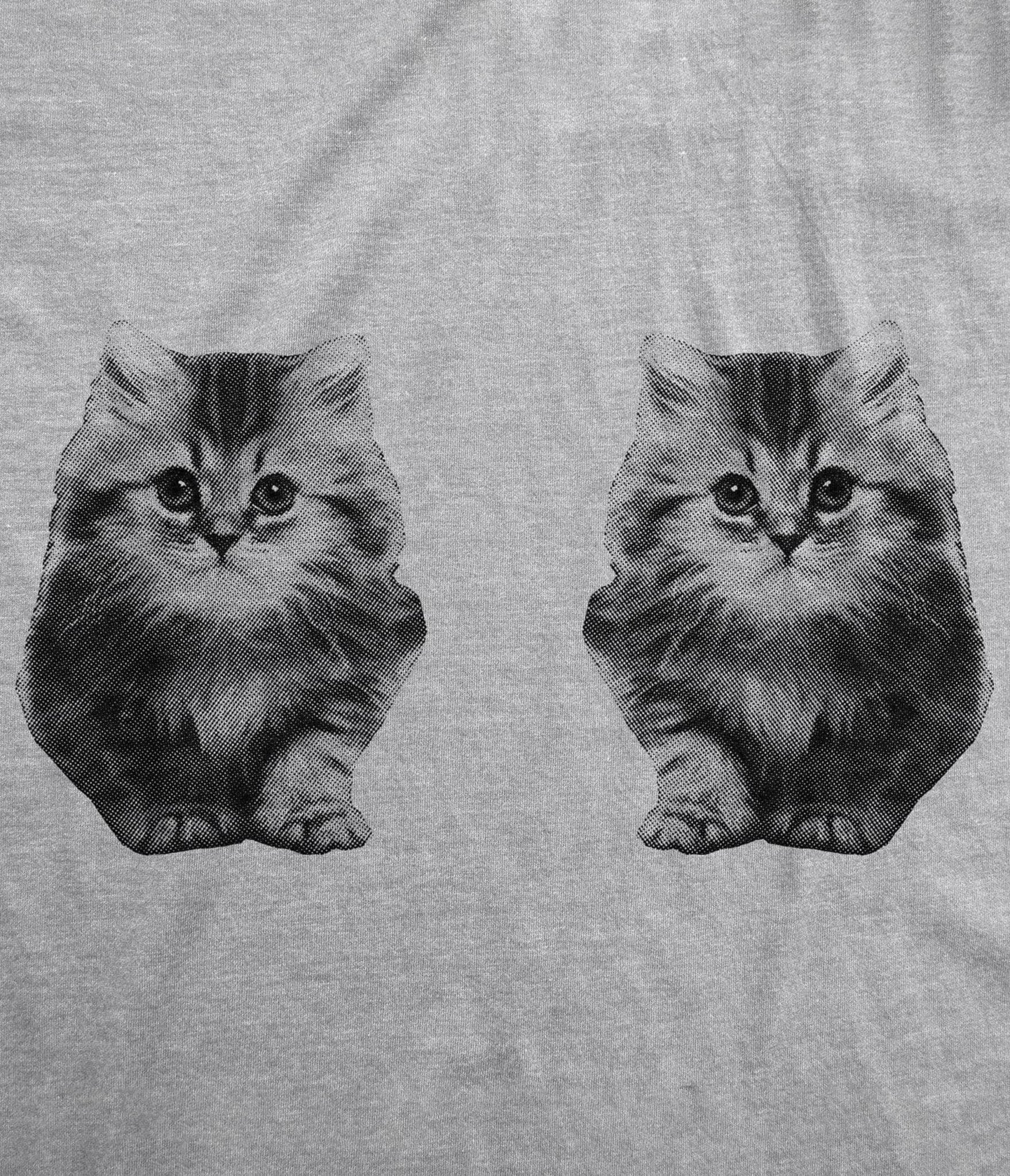 Ask Me About My Kitties Flip Fitted Graphic Tee - Unique Vintage - Womens, GRAPHIC TEES, TEES