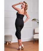 Banned Black Fringe Jumpsuit - Unique Vintage - Womens, BOTTOMS, ROMPERS AND JUMPSUITS