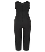 Banned Black Fringe Jumpsuit - Unique Vintage - Womens, BOTTOMS, ROMPERS AND JUMPSUITS