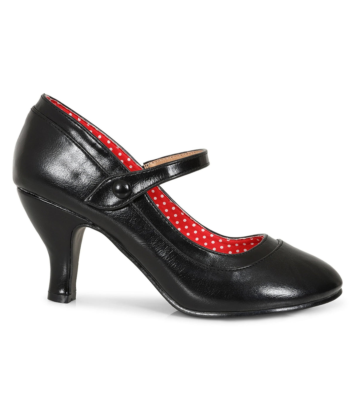 Banned Black Piccadilly Mary Jane Heels - Unique Vintage - Heels