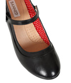 Banned Black Piccadilly Mary Jane Heels - Unique Vintage - Heels